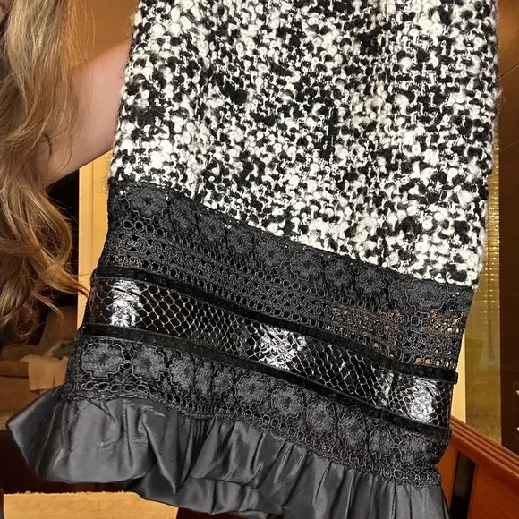 Richard Tyler Couture Wool Blend Vintage Skirt - Picture 8 of 10